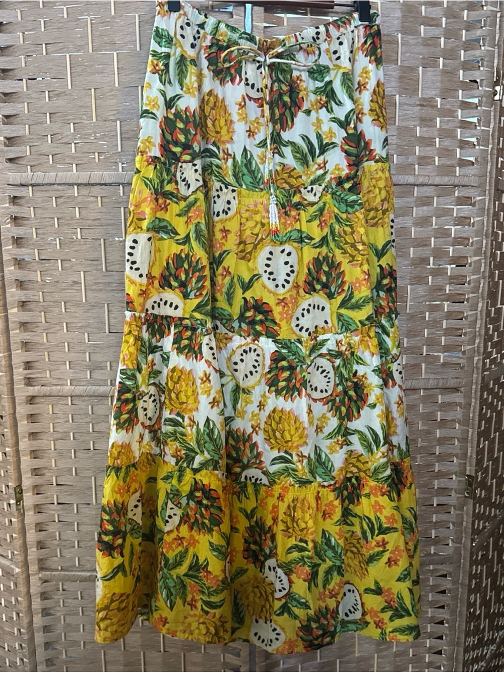 Philosophy Women's Tropical Floral Tiered Maxi Skirt Size Small NWT